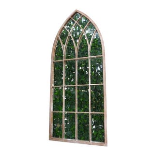 Gothic Stone Garden Mirror