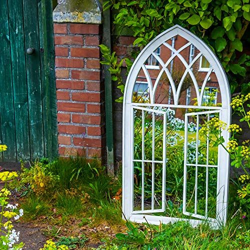 19 Best Garden Mirrors Stylish, Metal Garden Mirror With Shutters