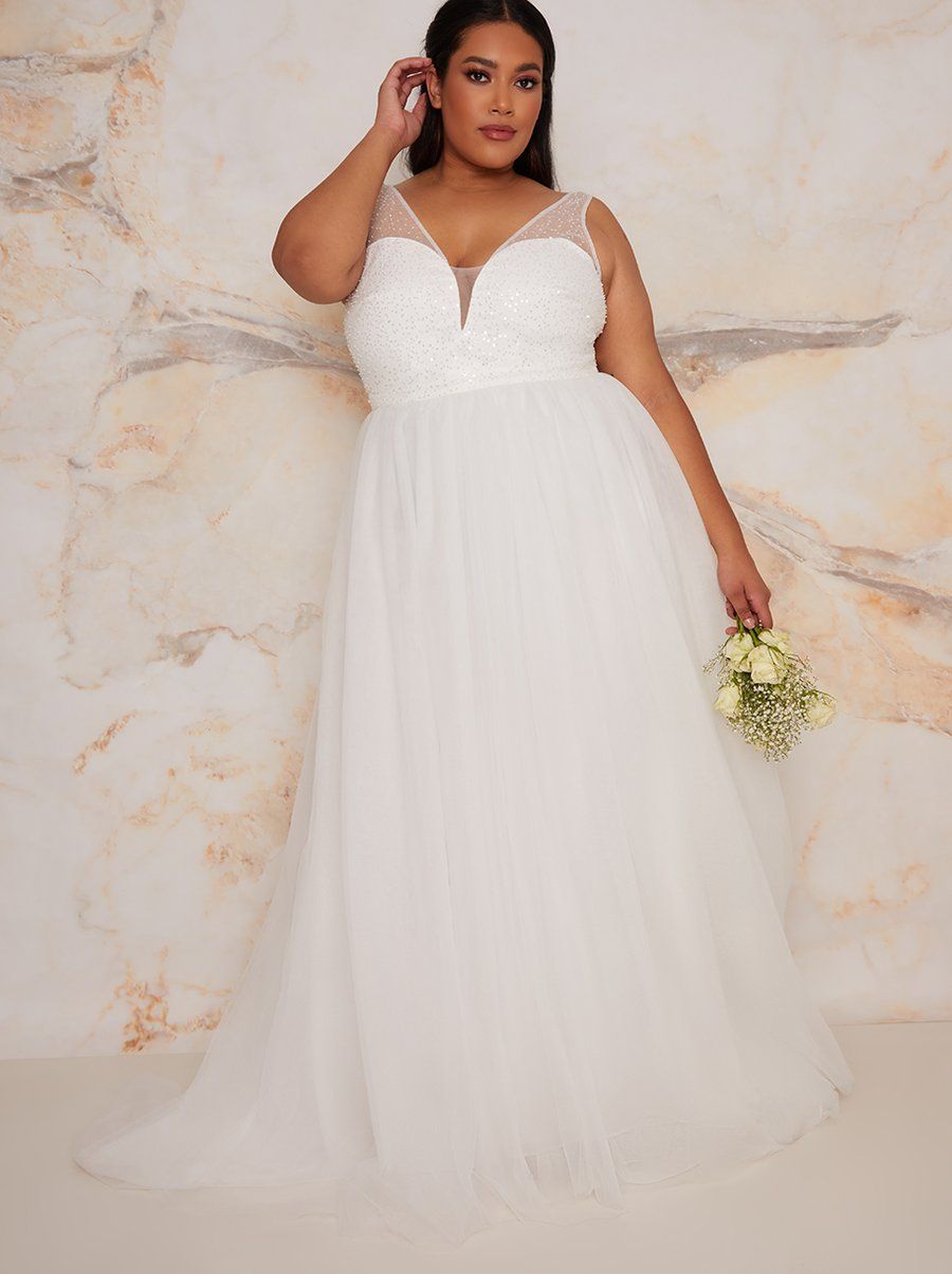 skyde gele indlæg 15 cheap plus-size wedding dresses - best Editor picks for 2021