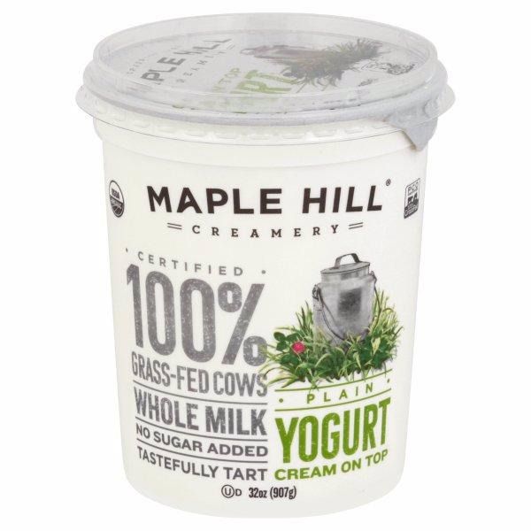 Plain 100% Grass-Fed Whole Milk Cream On Top Yogurt