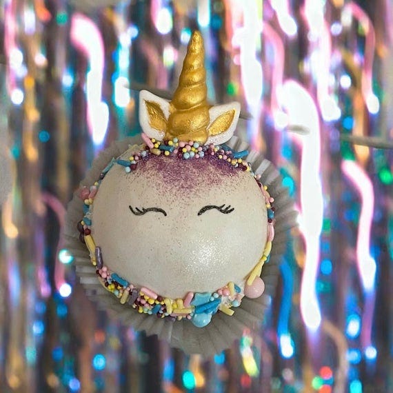 Unicorn Chocolate Hot Chocolate Bomb
