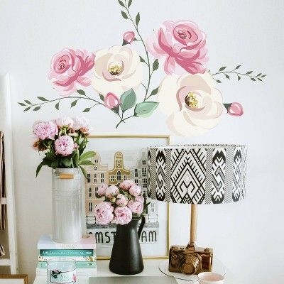 Floral Peel and Stick Decal