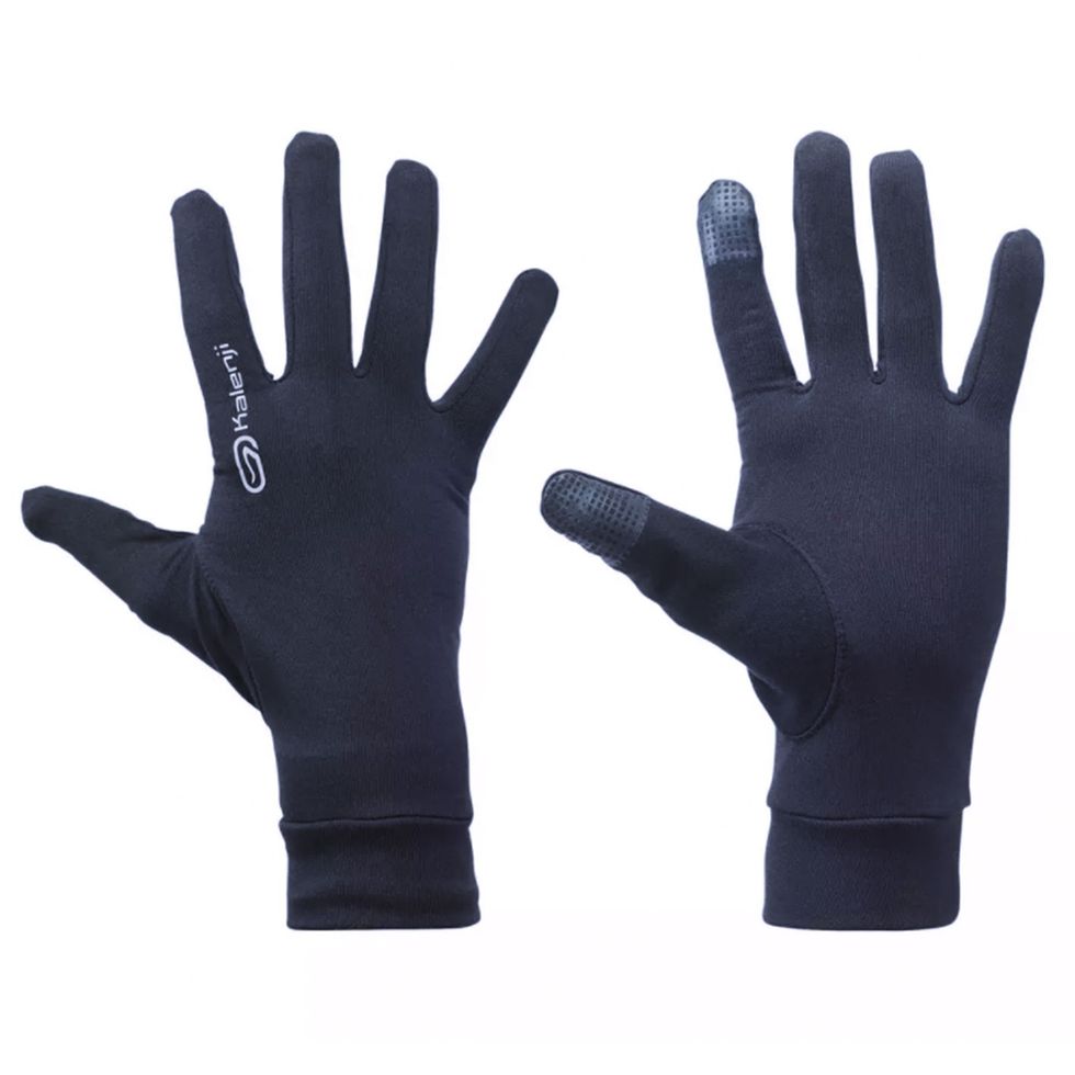 Tactile running gloves