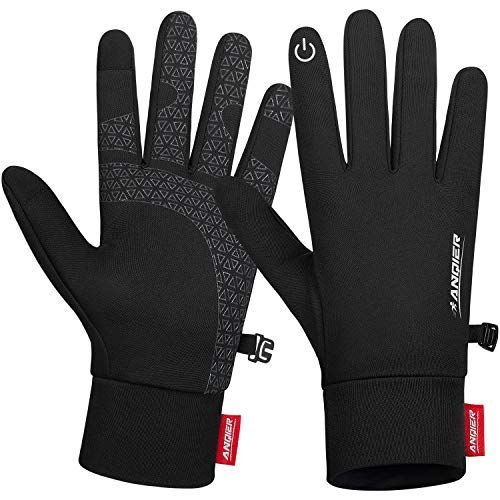 Anqier touchscreen running gloves 