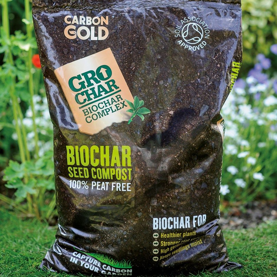 Carbon Gold biochar seed compost