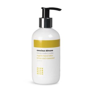 Organic hand care with lemon and rosewood