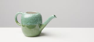 Mini Green Earthenware Watering Can