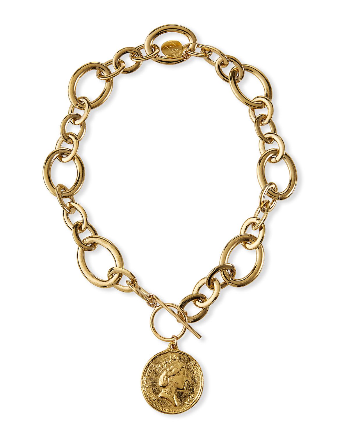 Chunky store coin necklace