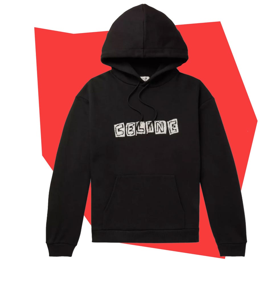 Screen-Printed Loopback Hoodie