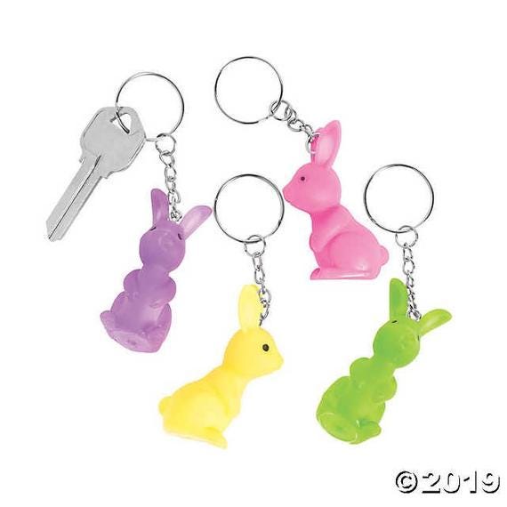 Colorful Bunny Keychains