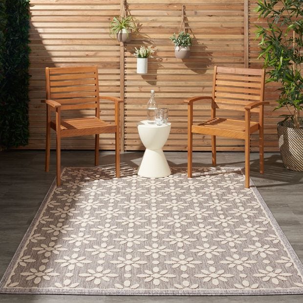 Cozumel (Outdoor) Grey Rug