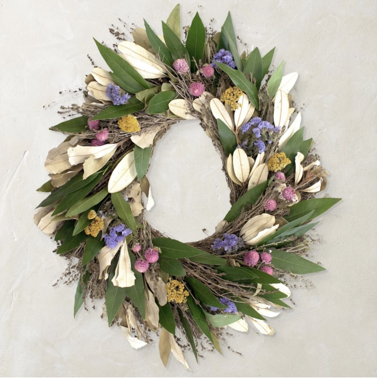Floral Easter Wreath