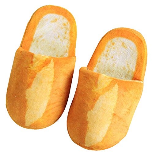 October Elf Adult French Baguette Slippers