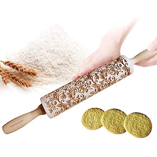 Uspacific Embossing Rolling Pin
