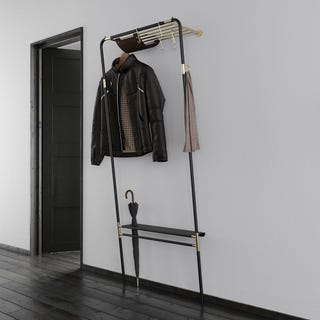 Lean On Me Clothes Rack - Black