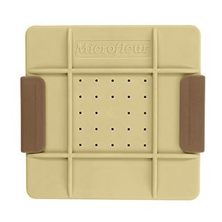 Microwave flower press