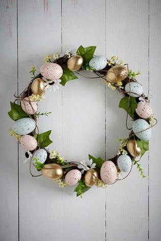 Easter Egg Wreath