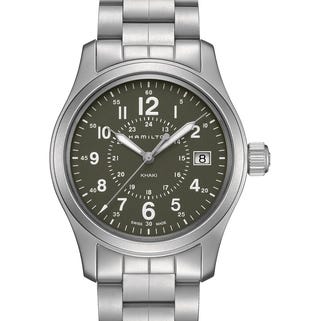 Men's Khaki Field Quartz Bracelet Watch, 38mm Men's Khaki Field Quartz Bracelet Watch, 38mm