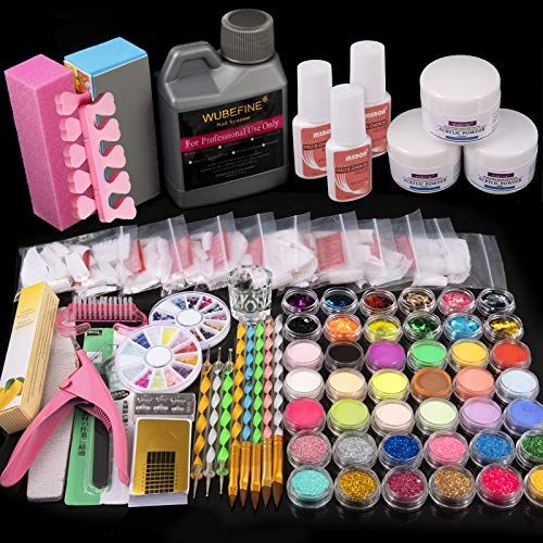 Acrylic Nail Kit Nail Set Everything For Manicure Sets Acrylic Nails  Complete Kit Nail Supplies For Professionals Kit Acrylic - AliExpress