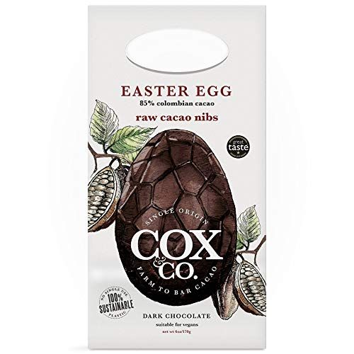 100% Sustainable Cacao and Raw Cacao Nibs Vegan Easter Egg