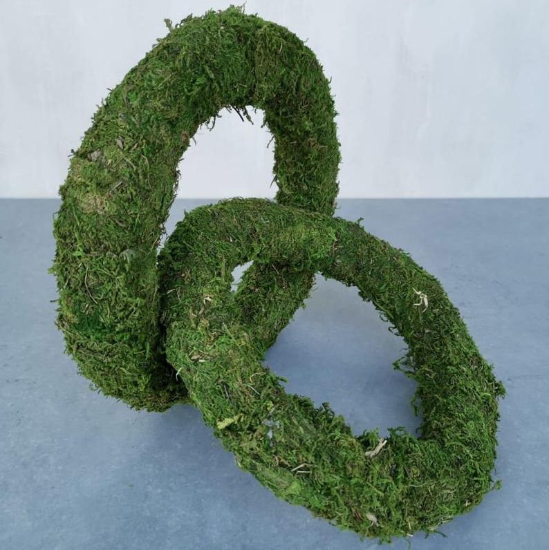 Two Moss Wreath Bases