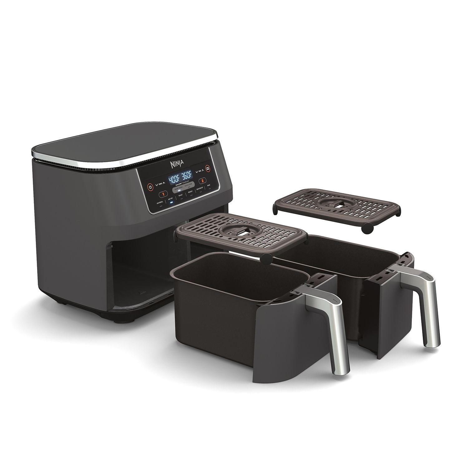 The Ninja Foodi 6in1 double basket air fryer just dropped to 159.99