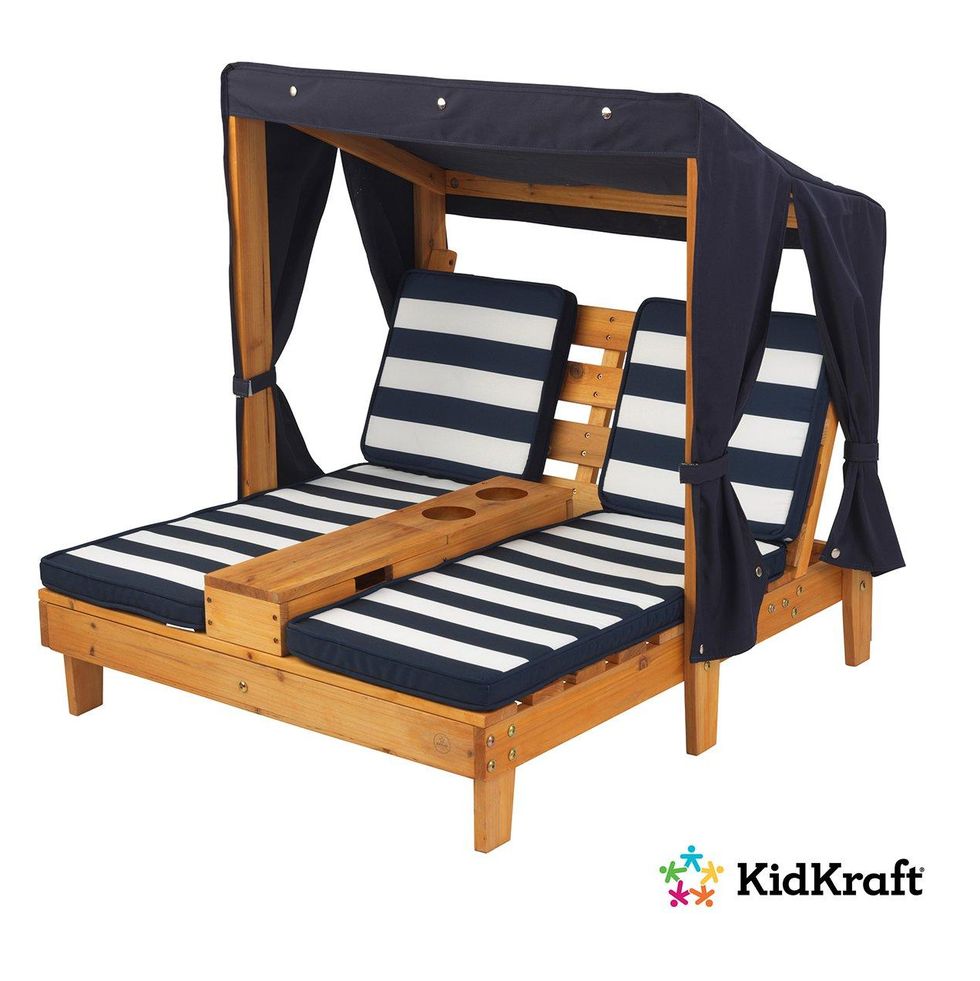 Kidkraft Double Chaise Lounger with Cupholder