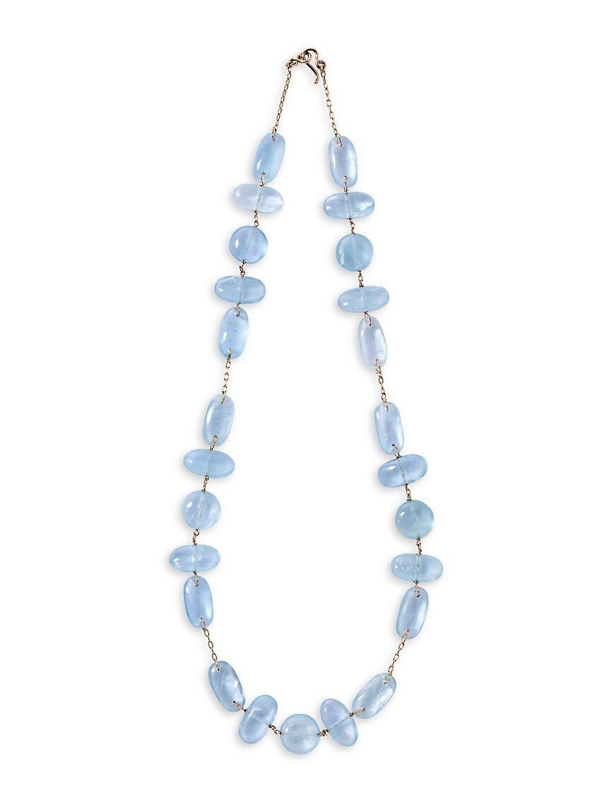 Milky Aquamarine Sterling Silver Chain Bracelet Aquamarine Bracelet Birthstone Jewelry March Birthstone
