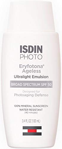 ISDIN Eryfotona Ageless Tinted Mineral Sunscreen SPF 50+ Zinc Oxide 3.4 Fl. Oz.