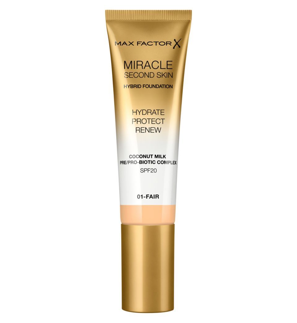 Miracle Touch Second Skin Hydrating Foundation with SPF 20