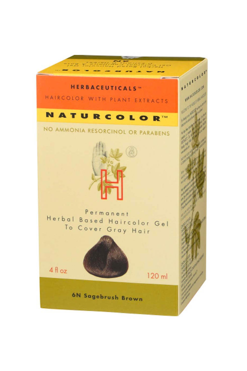 Permanent Herbal Based Hair Color Gel