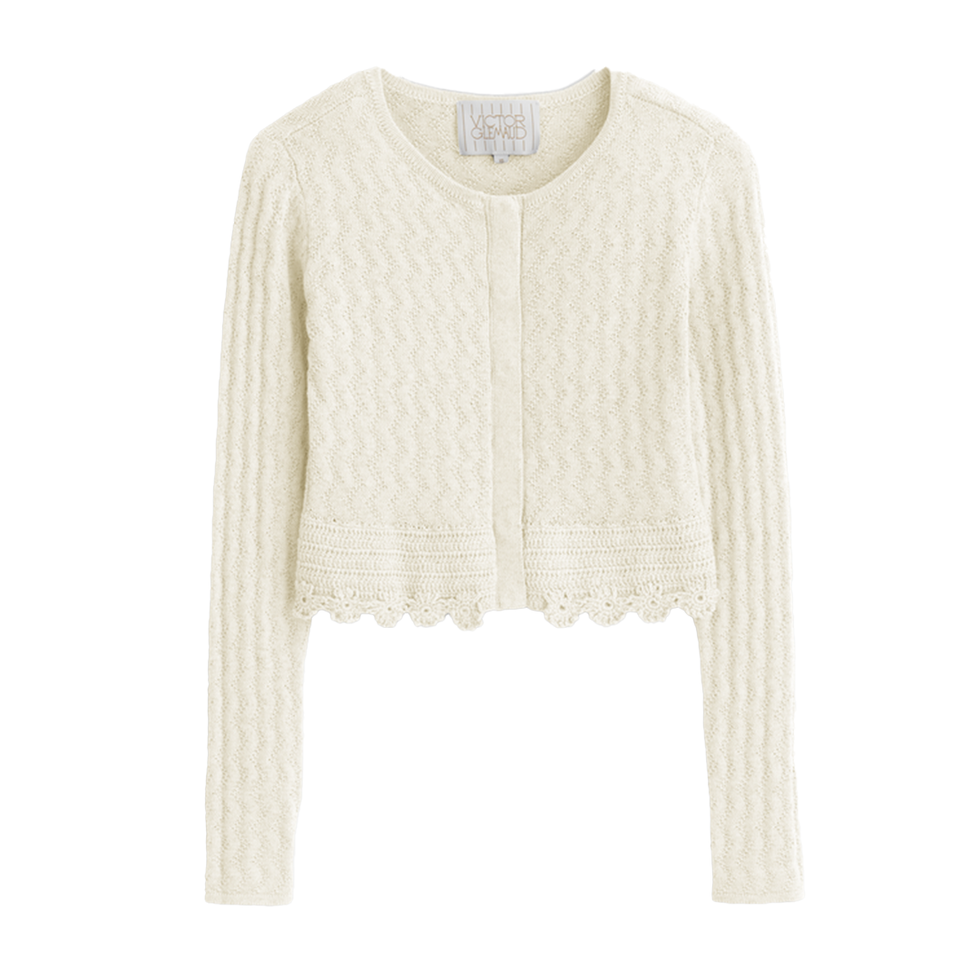 White Front Cardigan