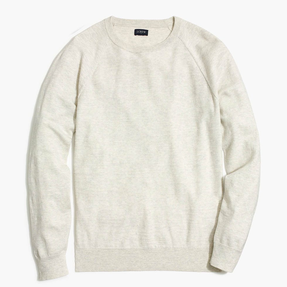 J.Crew: Lace-collar Crewneck Sweatshirt For Women