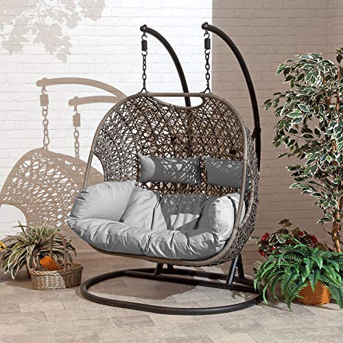 Brampton Luxury Rattan Wicker Swing Chair