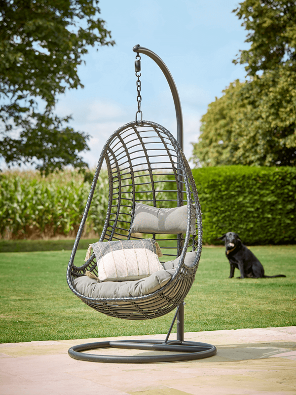 Slim Black Hanging Chair