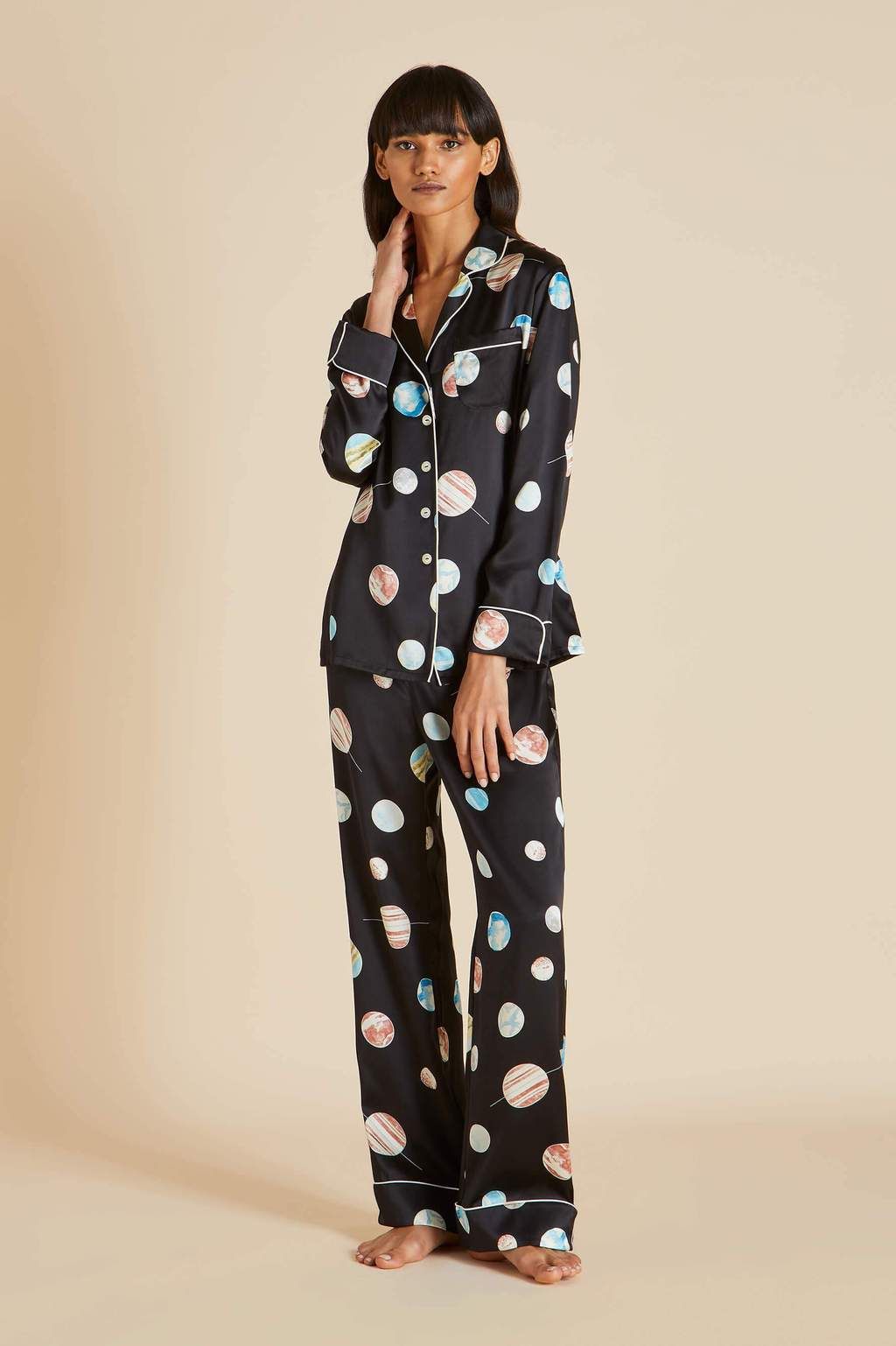 Lila Selene Silk Pajama