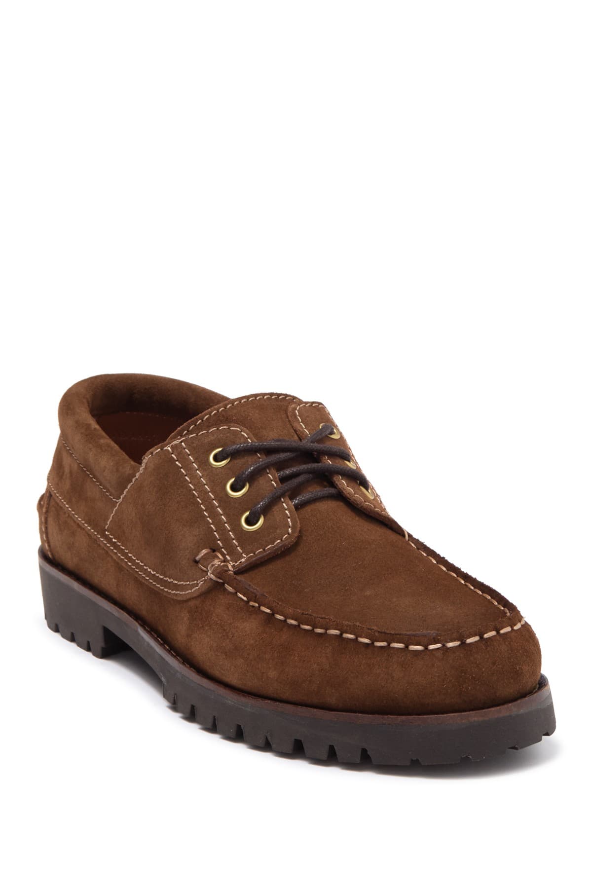 Aquatalia Dax Suede Boat Shoe