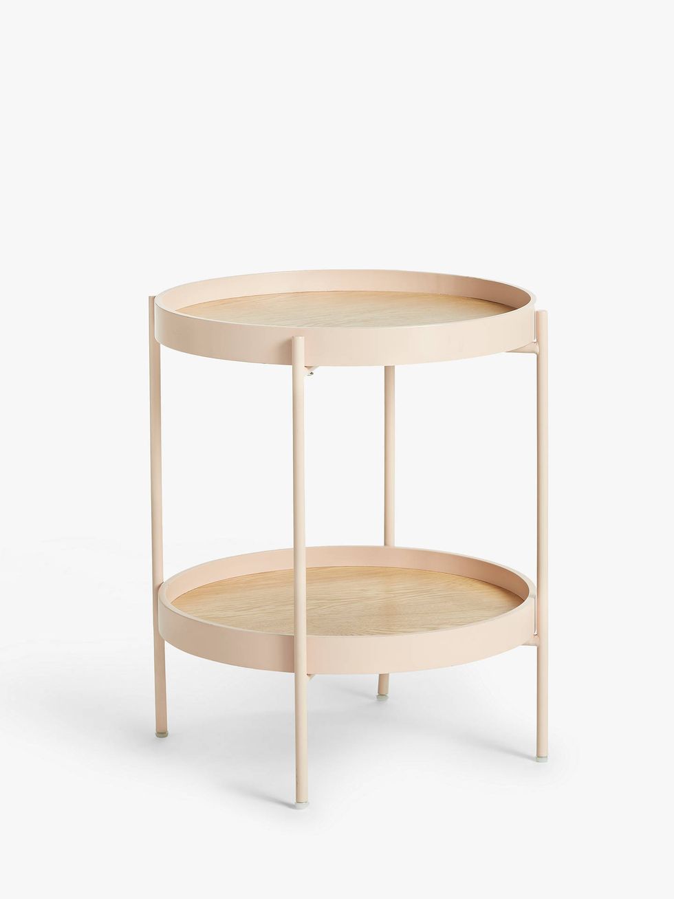 House by John Lewis Jax Large Side Table, Pink