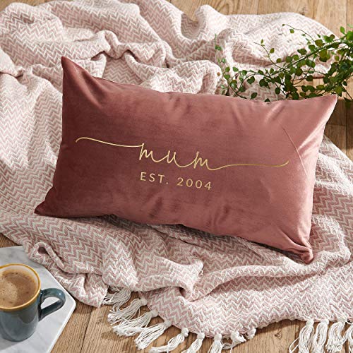 Personalised Mum Velvet Cushion