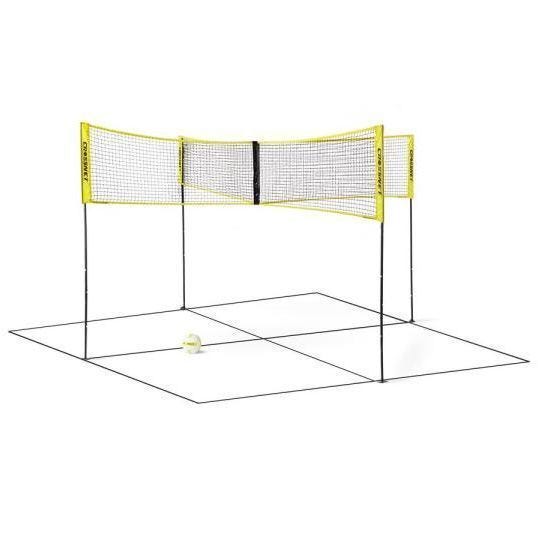 Crossnet 4-Square Volleyball Net and Game Set
