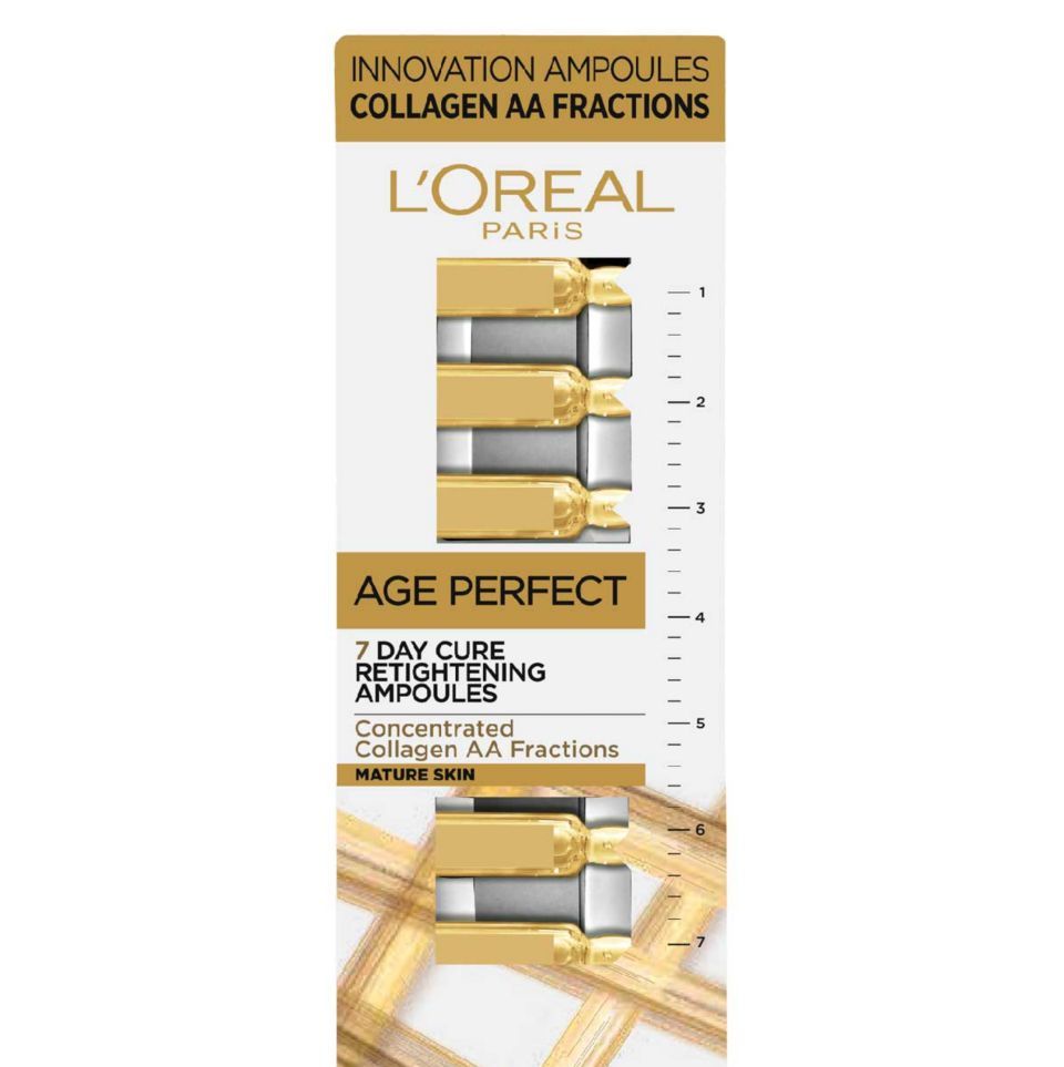 L’Oréal Paris Age Perfect 7 Day Cure Collagen Expert Retightening Ampoules