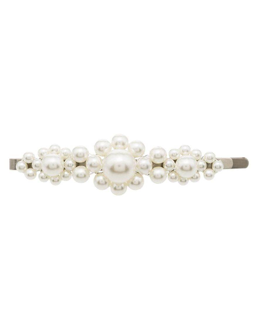 Pearl-embellished hair clip