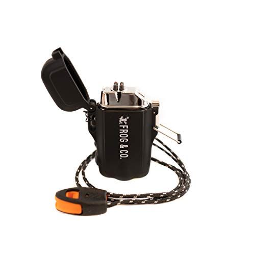 Plasma Lighter with Built-In Flashlight and Whistle
