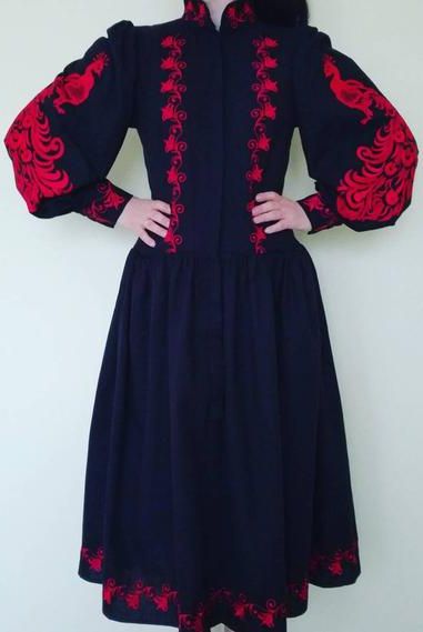 Ukrainian Embroidered Dress