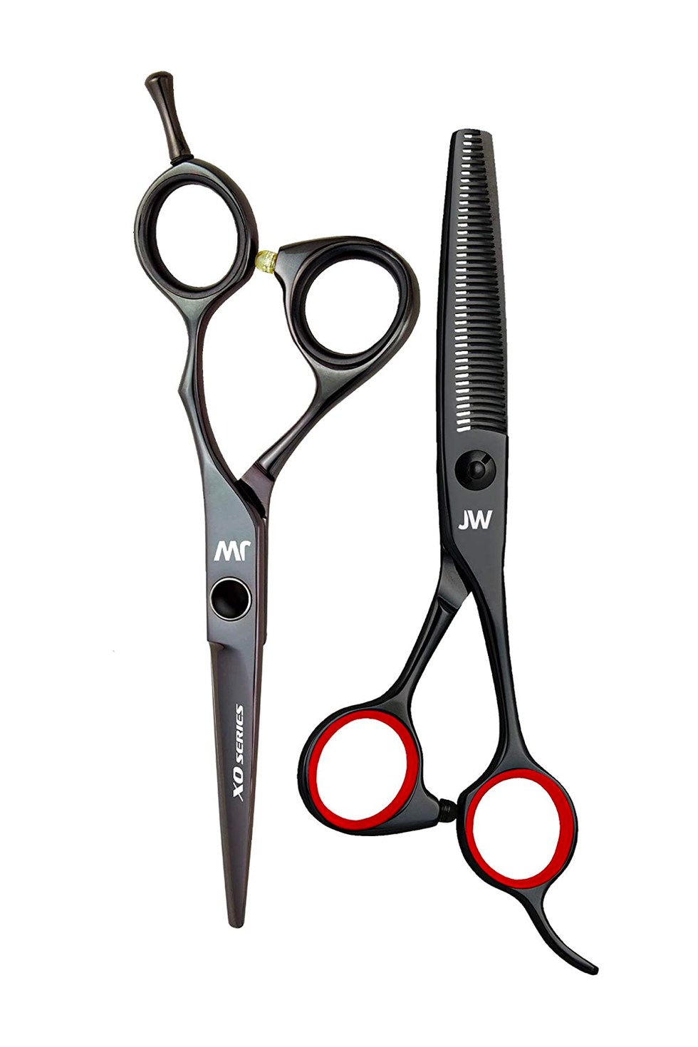 Fagaci Professional Hair Scissors 5 inch with Extremely Sharp Blades 440C Steel Hair Cutting Scissors Durable Smooth Motion & Fine Cut Barber Scis