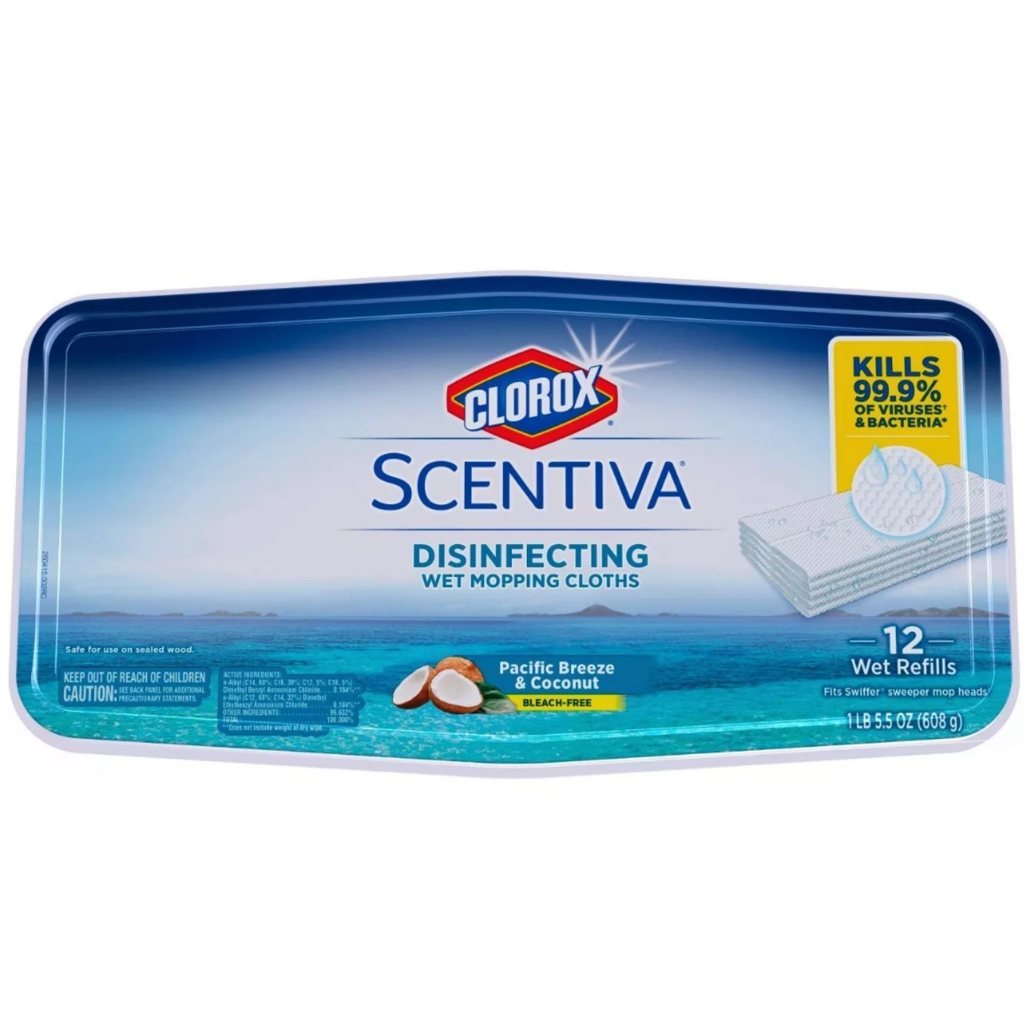 Scentiva Wet Mopping Cloths 