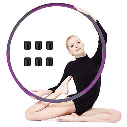 What is weighted hula hooping and why is it good for runners?