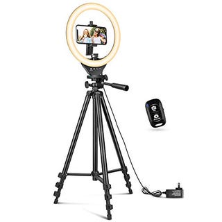 10'' Ring Light with Tripod Stand and Bluetooth Remote