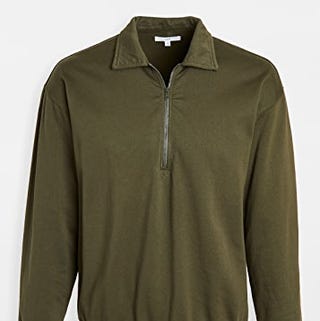 Save Khaki Quarter Zip Sweatshirt Save Khaki Quarter Zip Sweatshirt