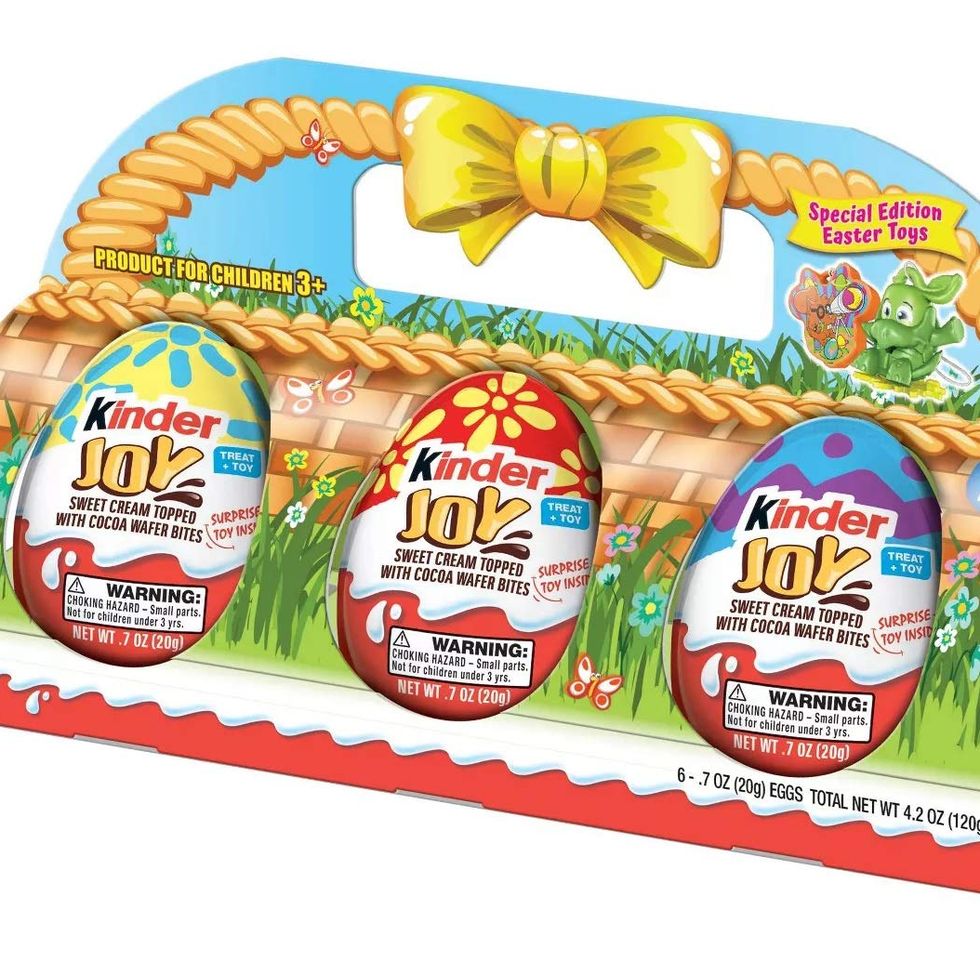 Kinder Joy Easter Eggs, Sweet Cream with Cocoa Wafer Bites